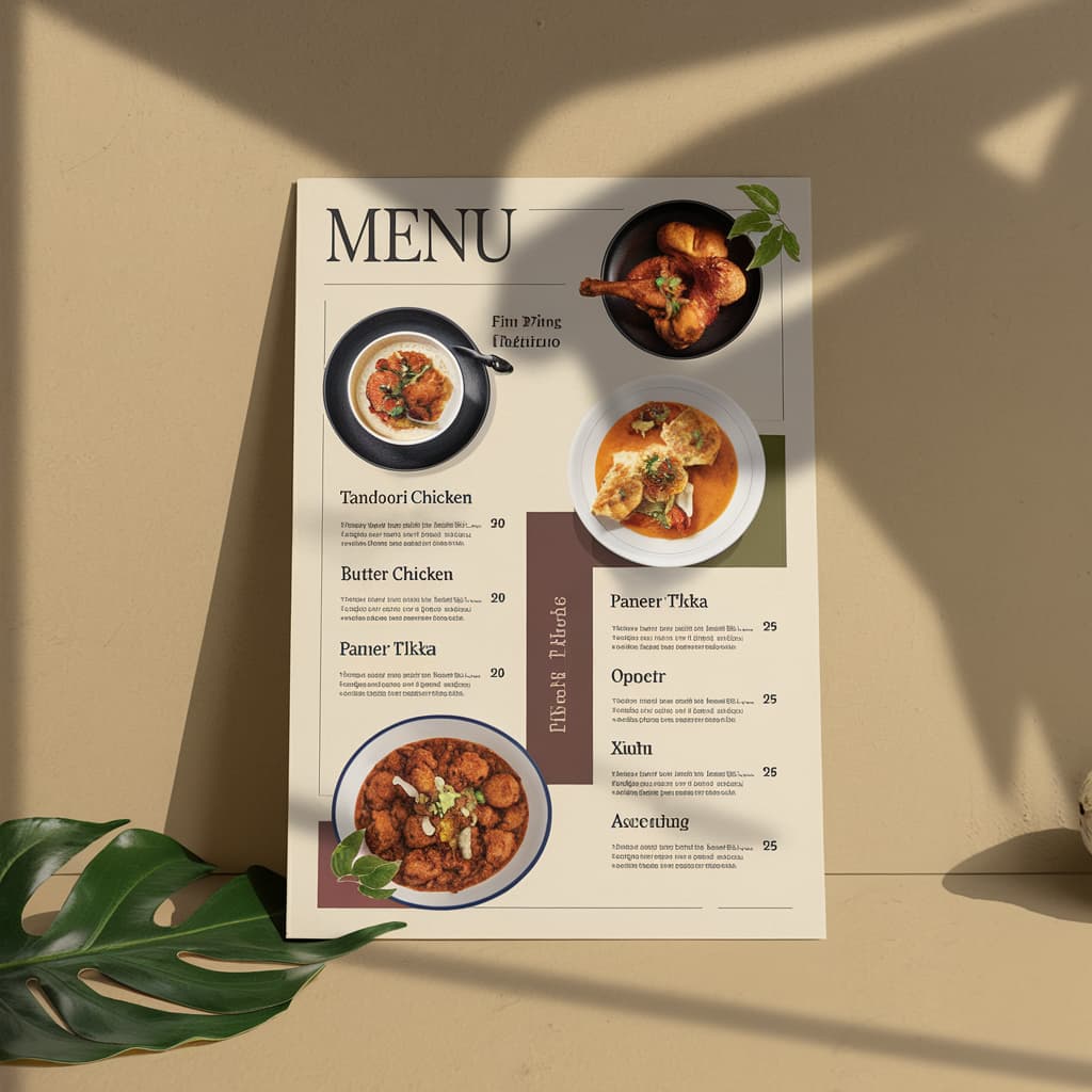 Restaurant Menu Design